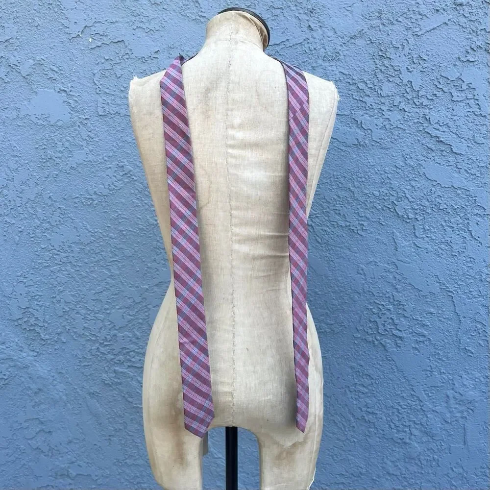 Calvin Klein Skinny tie plaid